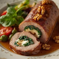 Imagen de Lomo de cerdo relleno de espinacas
