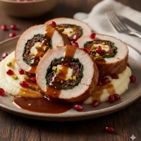 Lomo De Cerdo Relleno De Higos Secos Pistache Y Qu