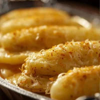 Imagen de Papas gratinadas estilo dauphinoise servida en plato