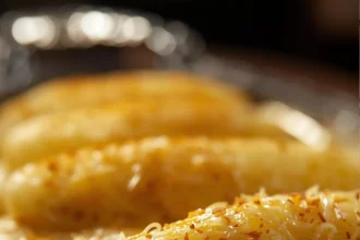 Imagen de Papas gratinadas estilo dauphinoise servida en plato