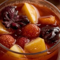 Imagen de Ponche navideño gourmet servida en plato