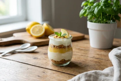 deliciosos mini pasteles de limón y yogur, perfectos para cualquier ocasión. disfruta de un postre fresco y cremoso con el toque cítrico que amas.