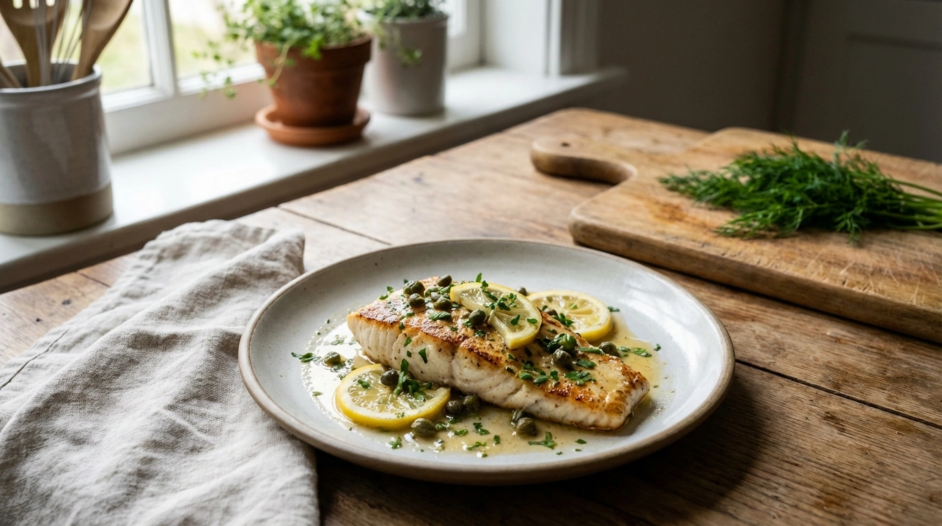 delicioso pescado blanco al limón, una receta fresca y saludable perfecta para disfrutar en cualquier ocasión.