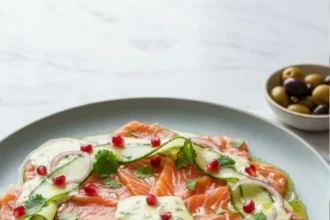 Creamy Salmon Tiradito