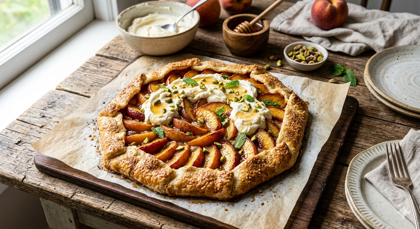 Galette Gourmet de Durazno Asado