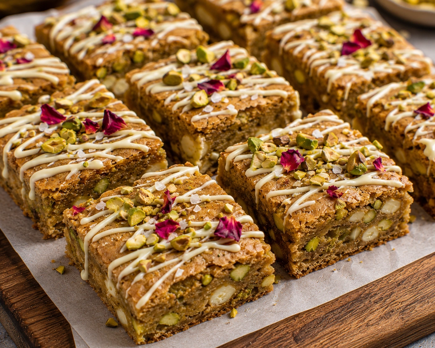 Blondies De Pistache