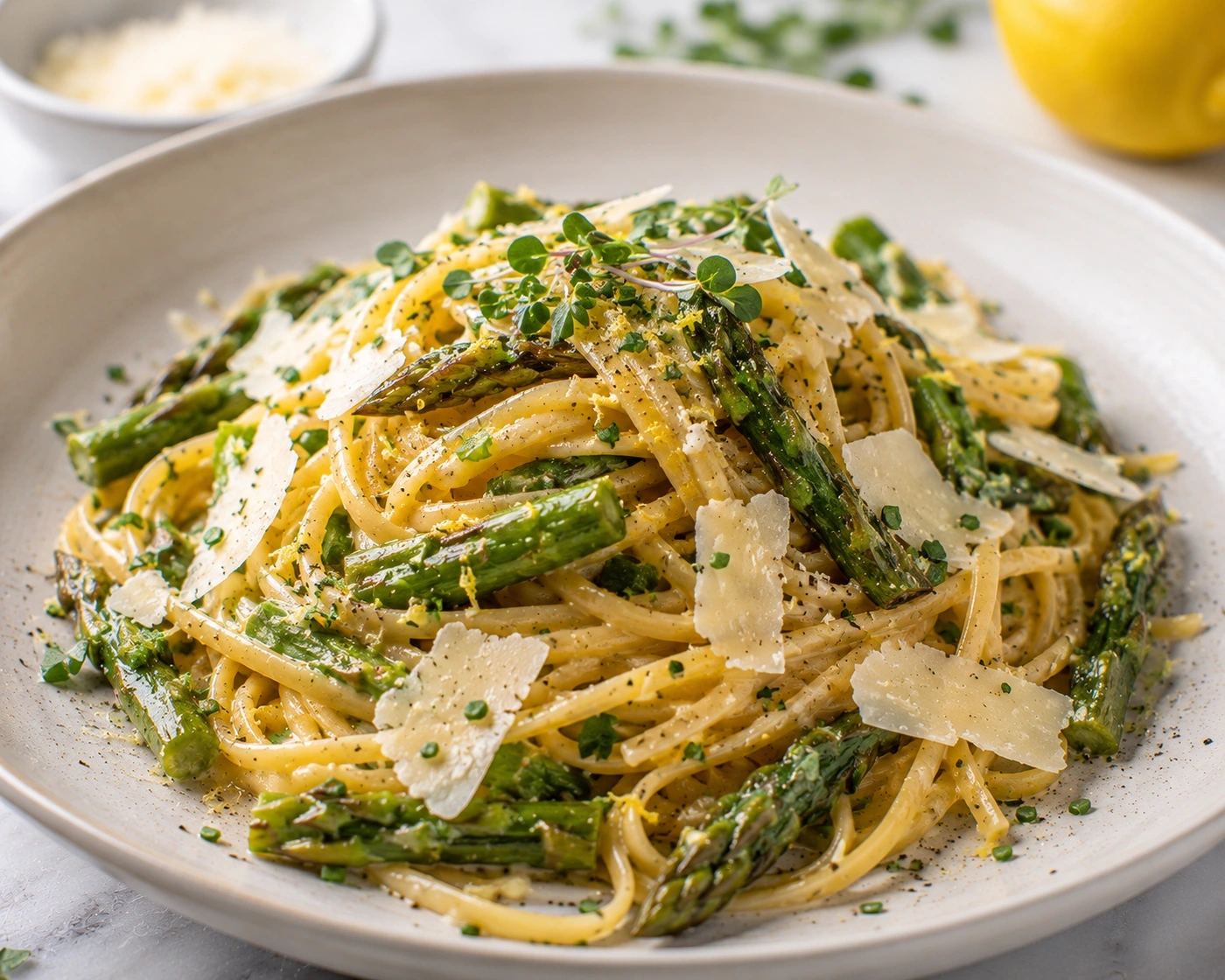 Linguini Con Mantequilla Dorada