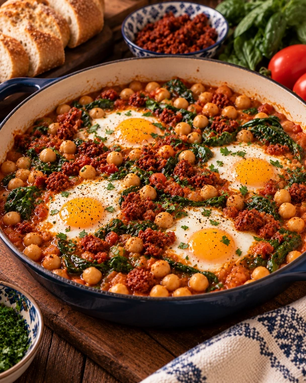 Garbanzos guisados con chorizo