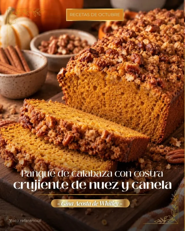 Un postre reconfortante, lleno de aroma a canela y jengibre, ideal para acompañar tu café de la tarde. Revisa las imágenes para ver el paso a paso completo.👇 ¿Con qué se te antoja acompañar una rebanada de este panqué hoy? ¡Cuéntame en los comentarios!La mesa está puesta, solo me faltas tú. ❤️